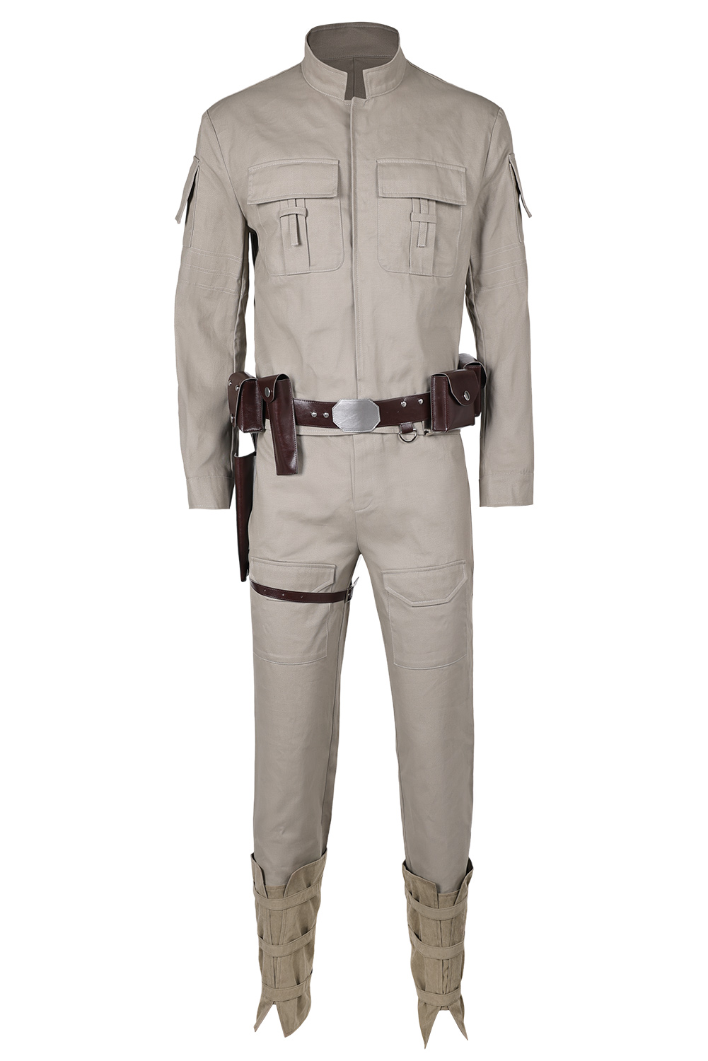 Movie SW: Episode V - The Empire Strikes Back Luke Skywalker Khaki Top Pants Full Set Outfits Halloween Carnival Suit Cosplay Costume