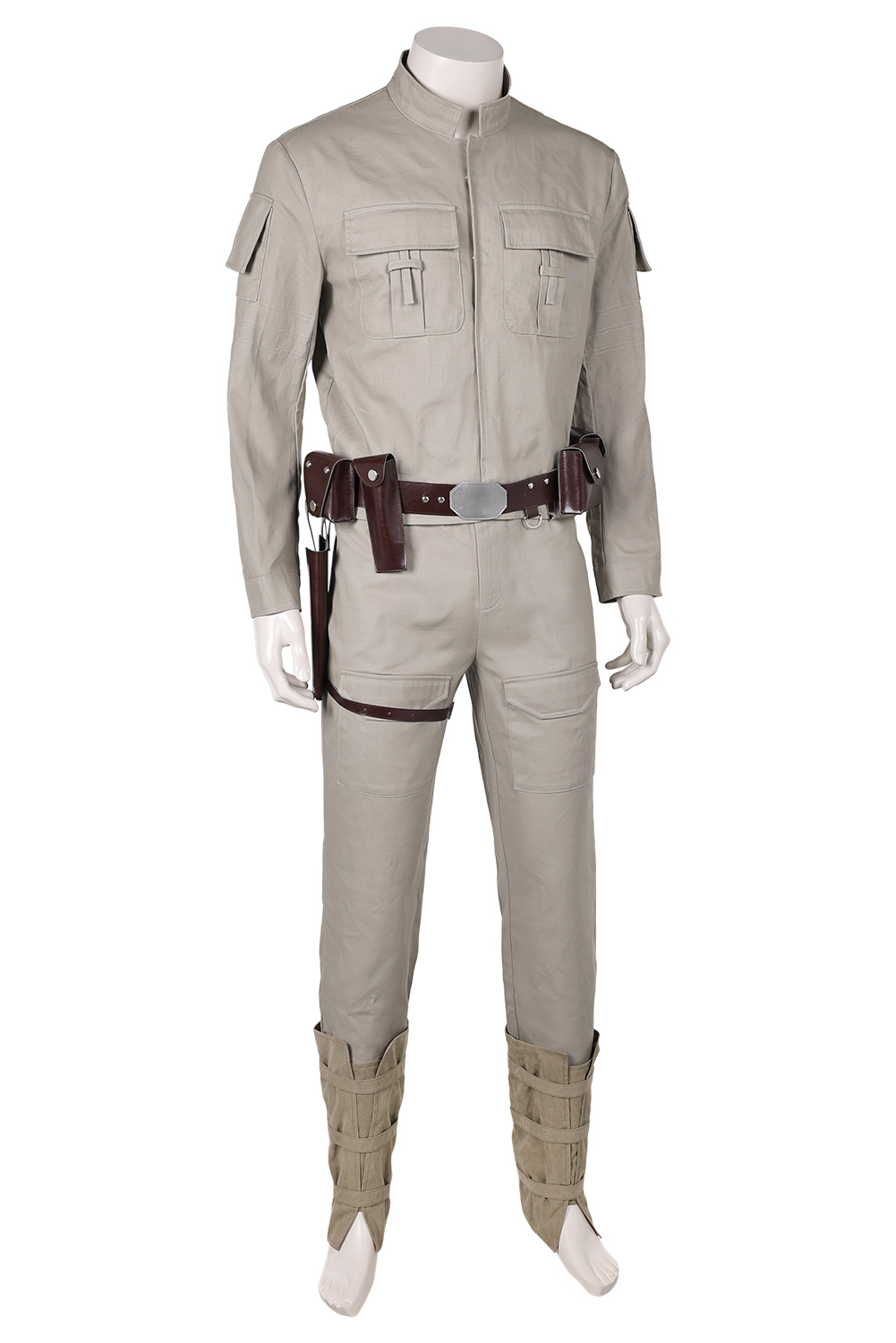 Movie SW: Episode V - The Empire Strikes Back Luke Skywalker Khaki Top Pants Full Set Outfits Halloween Carnival Suit Cosplay Costume