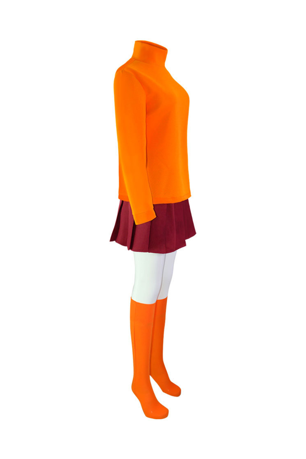 Movie Scooby-Doo 2：Monsters Unleashed Velma Outfits Halloween Carnival Suit Cosplay Costume