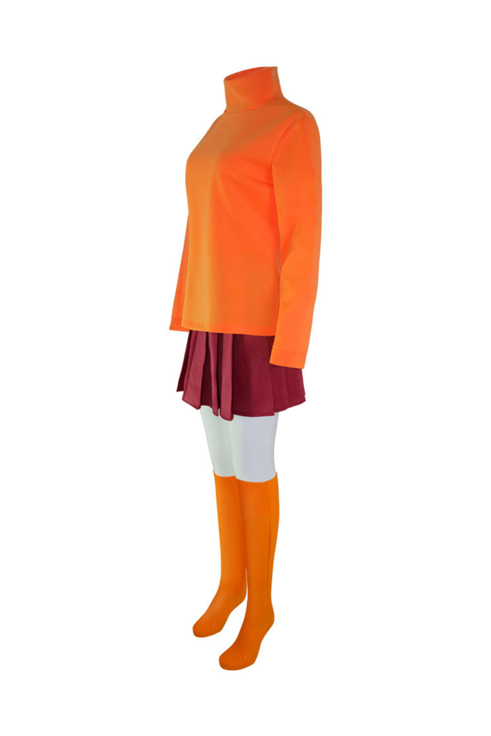 Movie Scooby Doo 2：monsters Unleashed Velma Outfits Halloween Carnival Suit Cosplay Costume