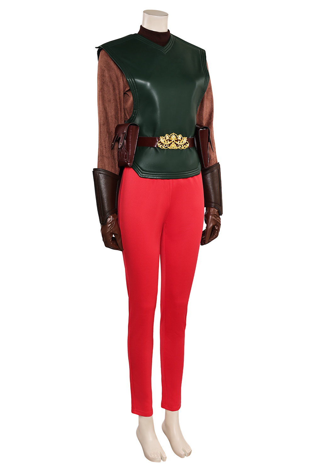 Movie Star Wars: Episode II - Attack of the Clones Padme Amidala Coruscant Attack Pilot Clothing Outfits Halloween Carnival Suit Cosplay Costume