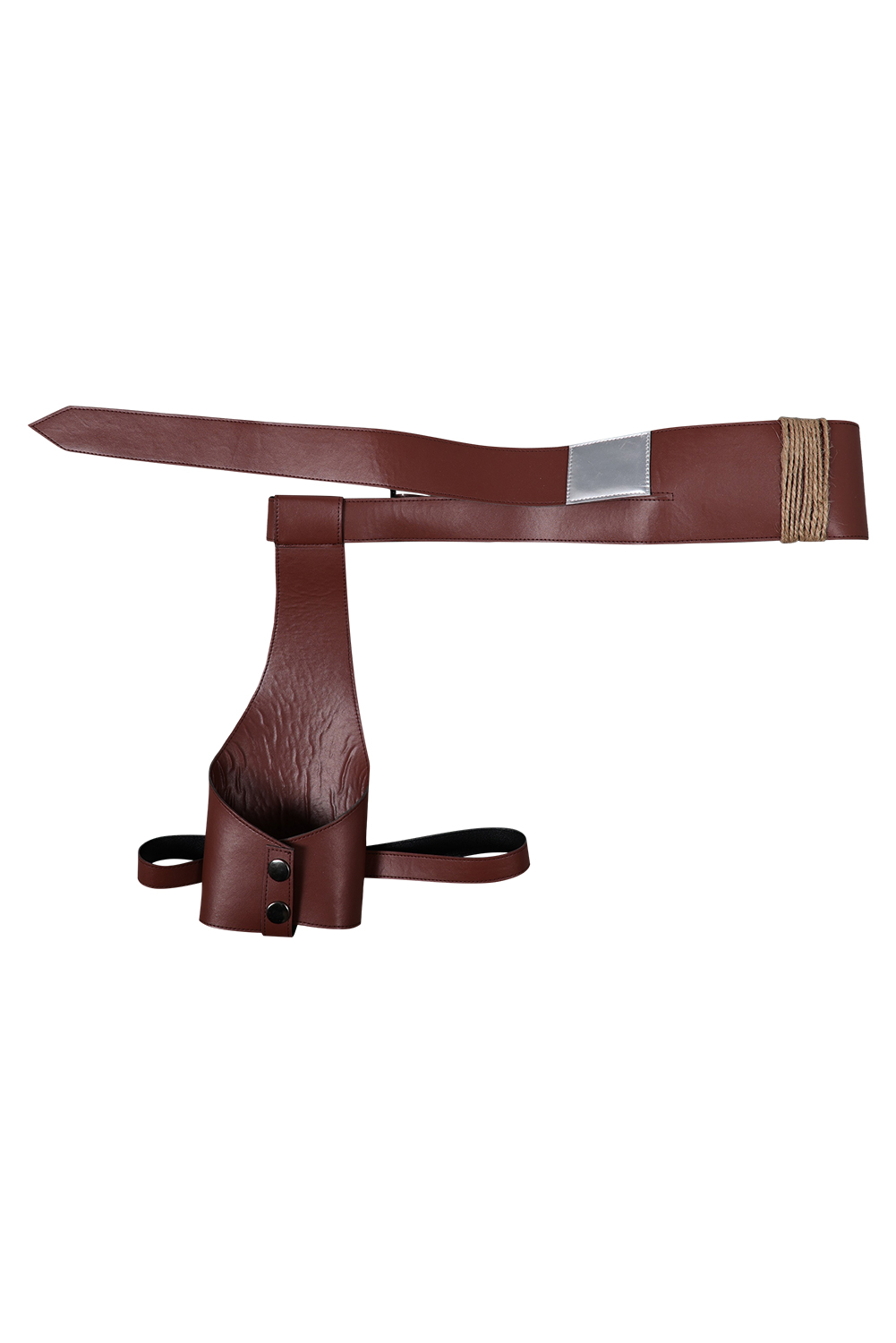 Movie Star Wars Rey Skywalker Cosplay Composite Leather Belt Holster Halloween Costumes Accessory