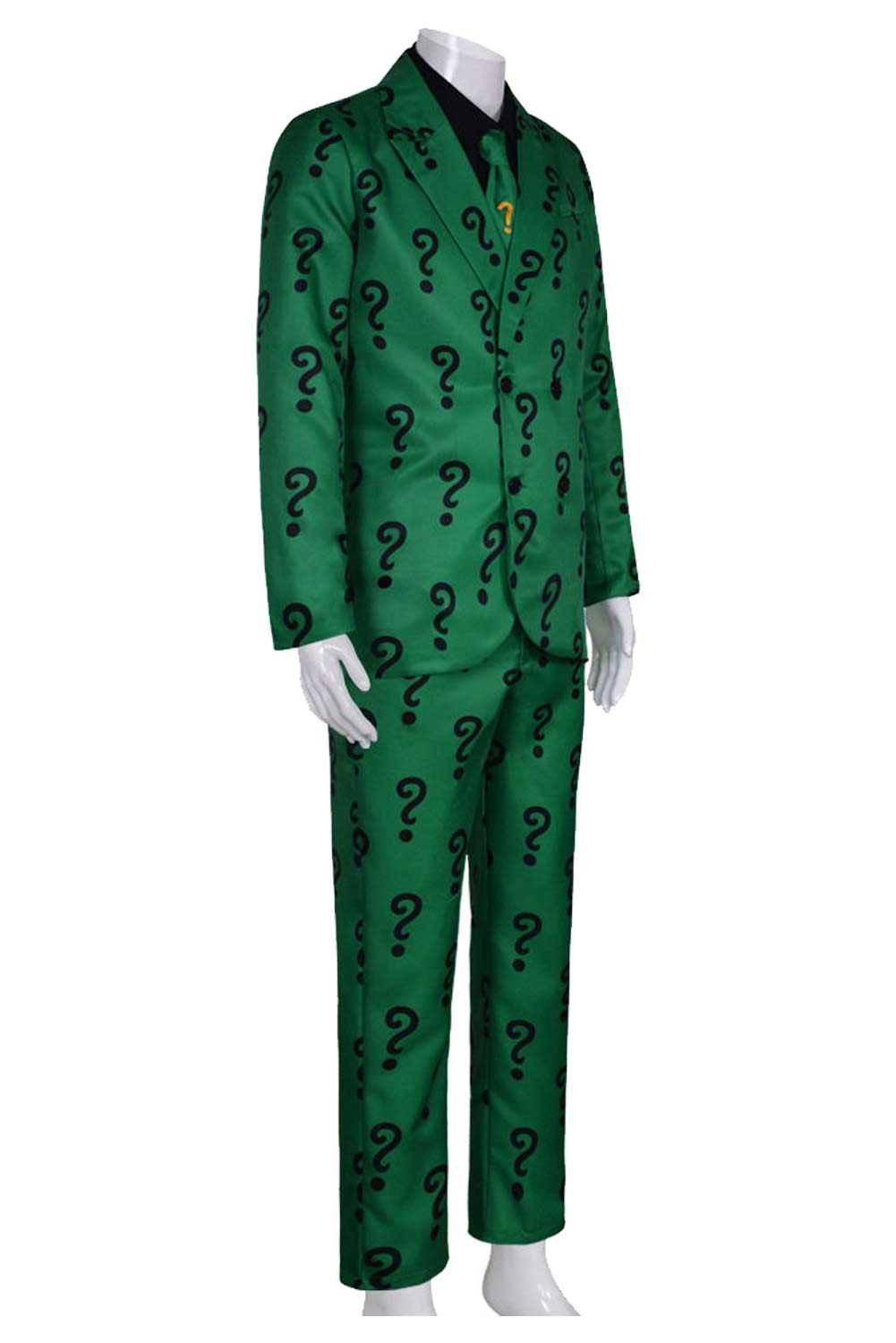 Movie The Batman Riddler Edward Nygma Green Outfits Halloween Carnival Suit Cosplay Costume