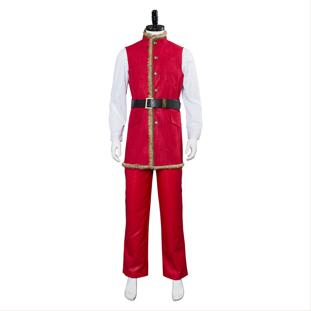 Movie The Christmas Chronicles Santa Claus Outfit Cosplay Costume Christmas Carnival Suit