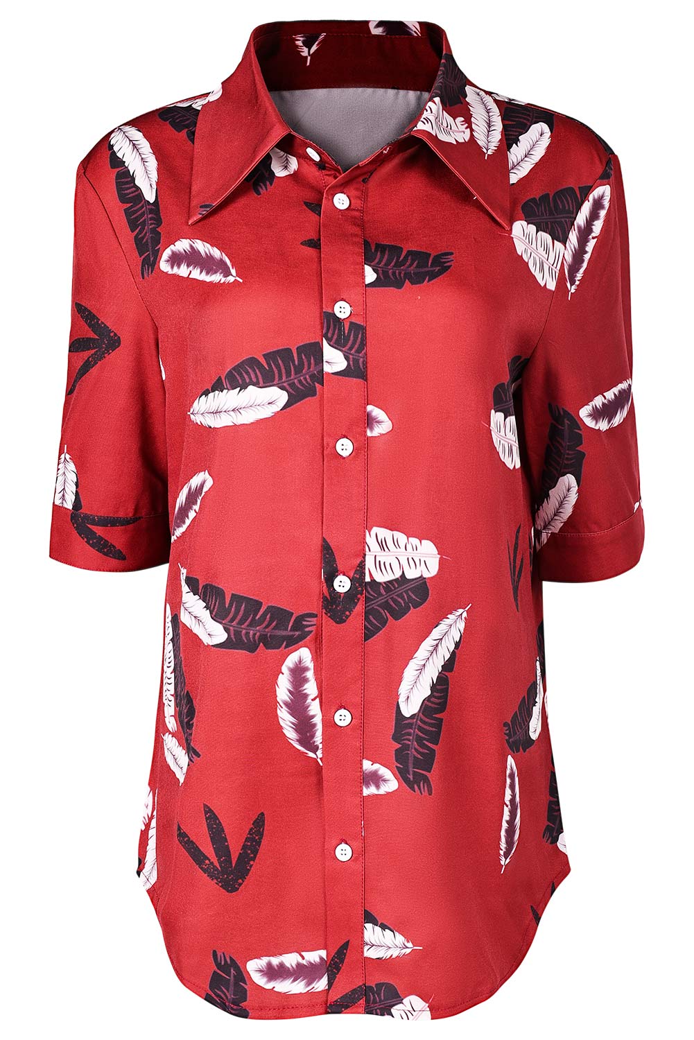 Movie The Fall Guy 2024 Jody Moreno Red Printed Button Down Shirt Outfits Halloween Carnival Suit Cosplay Costume