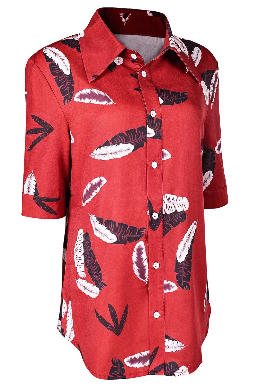 Movie The Fall Guy 2024 Jody Moreno Red Printed Button Down Shirt Outfits Halloween Carnival Suit Cosplay Costume