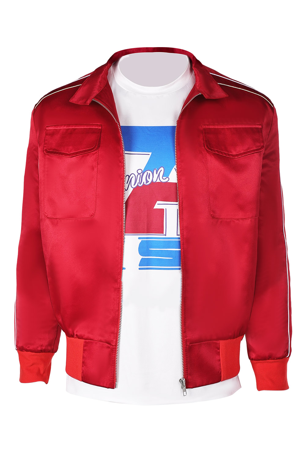 Movie The Fall Guy Colt Seavers Red Jacket Top Set Outfits Halloween Carnival Suit Cosplay Costume