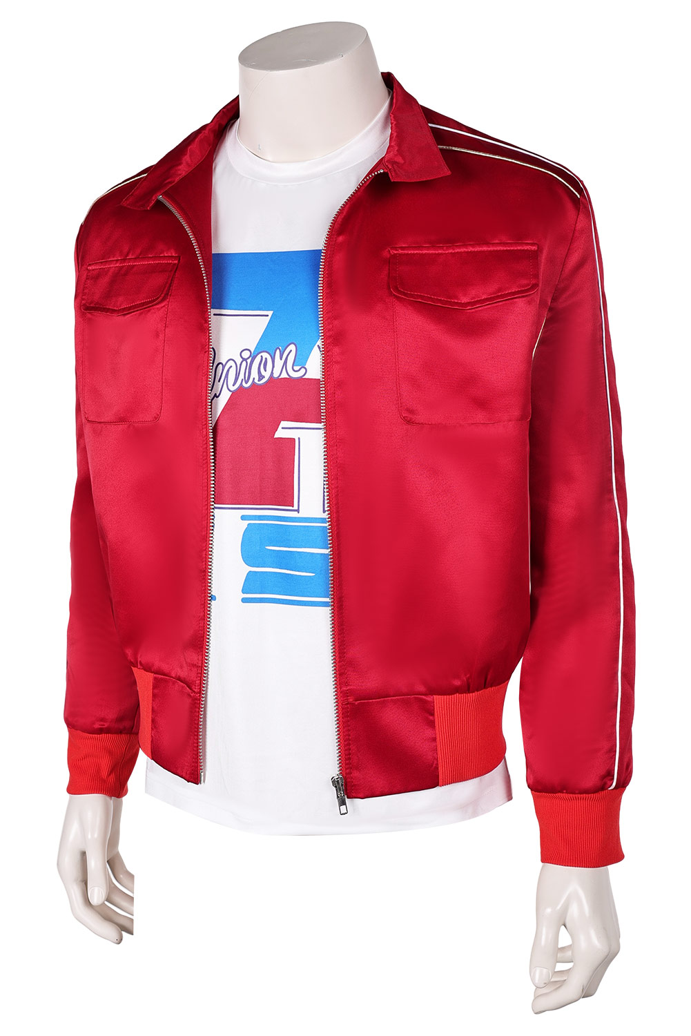 Movie The Fall Guy Colt Seavers Red Jacket Top Set Outfits Halloween Carnival Suit Cosplay Costume