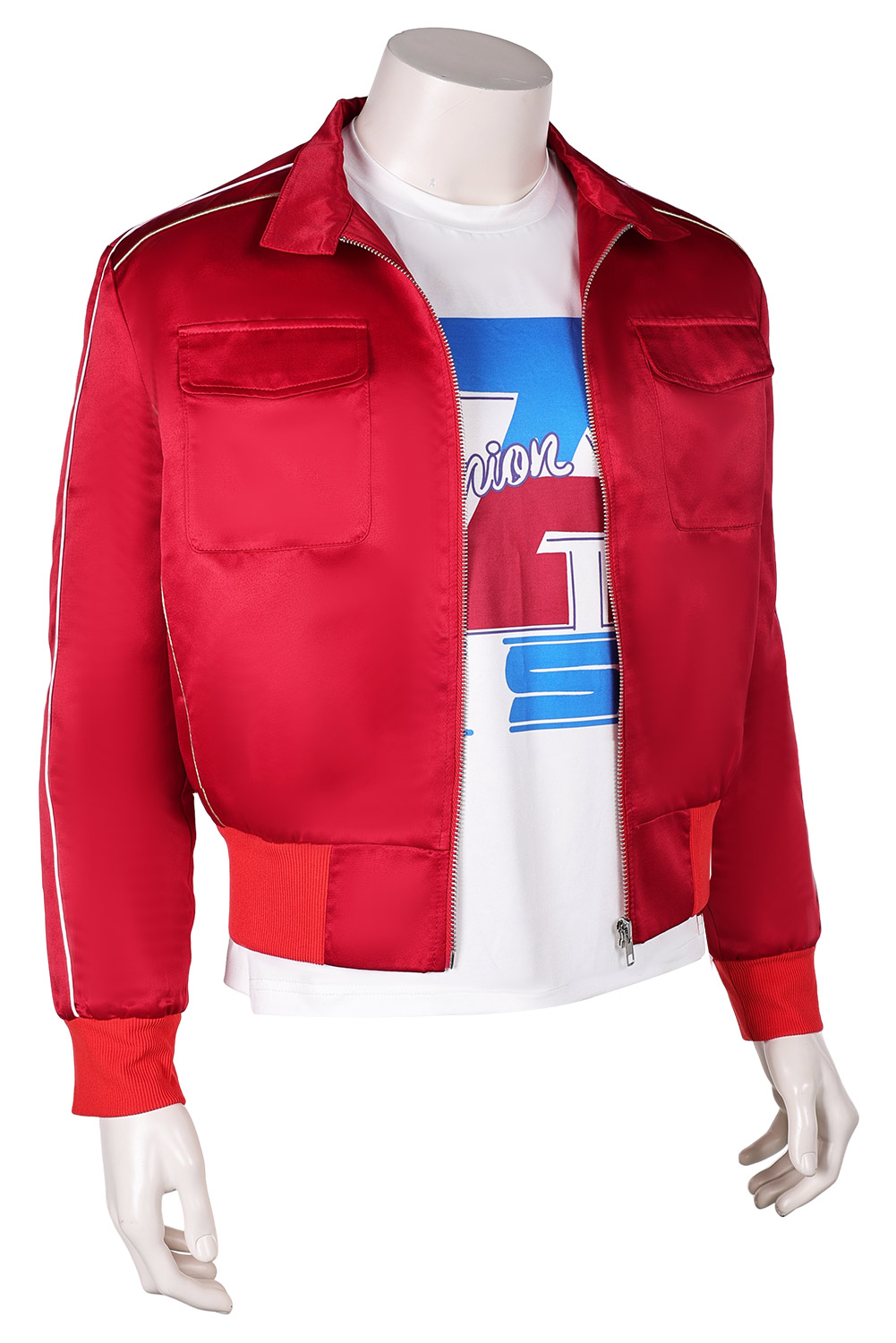 Movie The Fall Guy Colt Seavers Red Jacket Top Set Outfits Halloween Carnival Suit Cosplay Costume