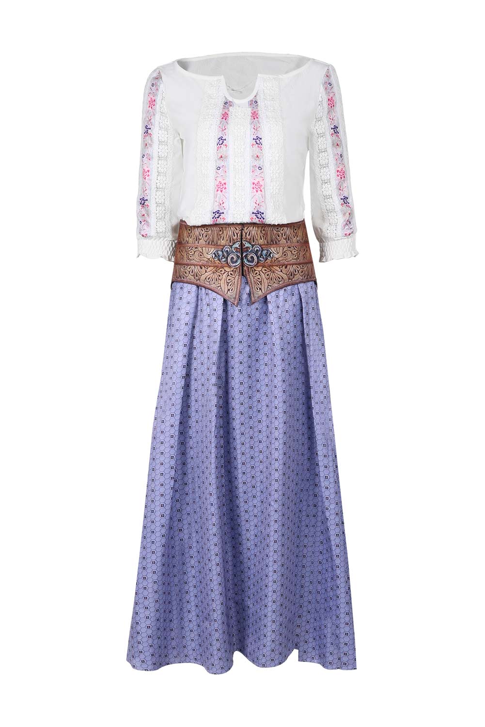 Movie The Hunger Games Lucy Gray Baird Skirt Outfits Halloween Carnival Suit Cosplay Costume