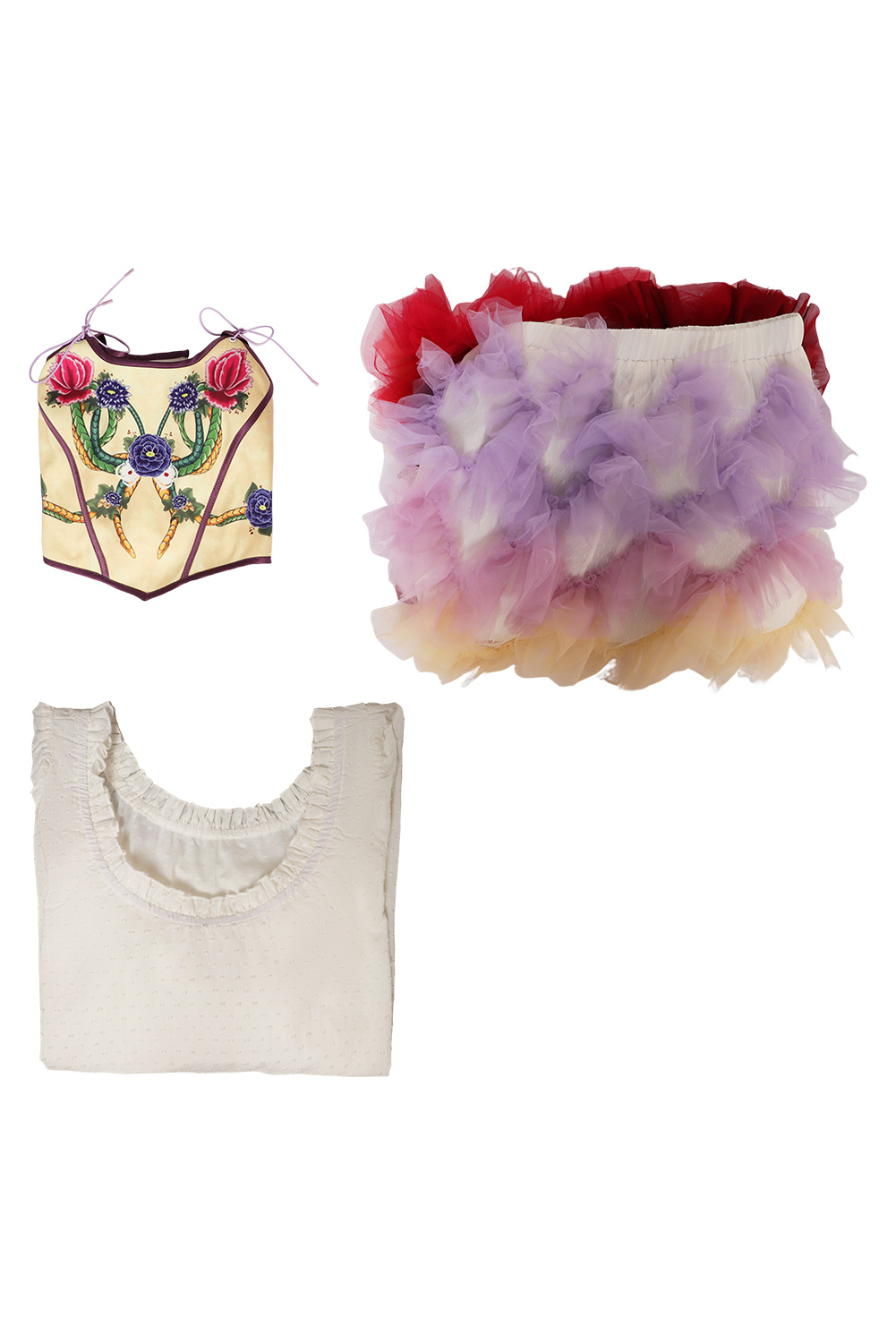 Movie The Hunger Games: The Ballad of Songbirds & Snakes Lucy Gray Baird Full Set Outfits Halloween Carnival Suit Cosplay Costume