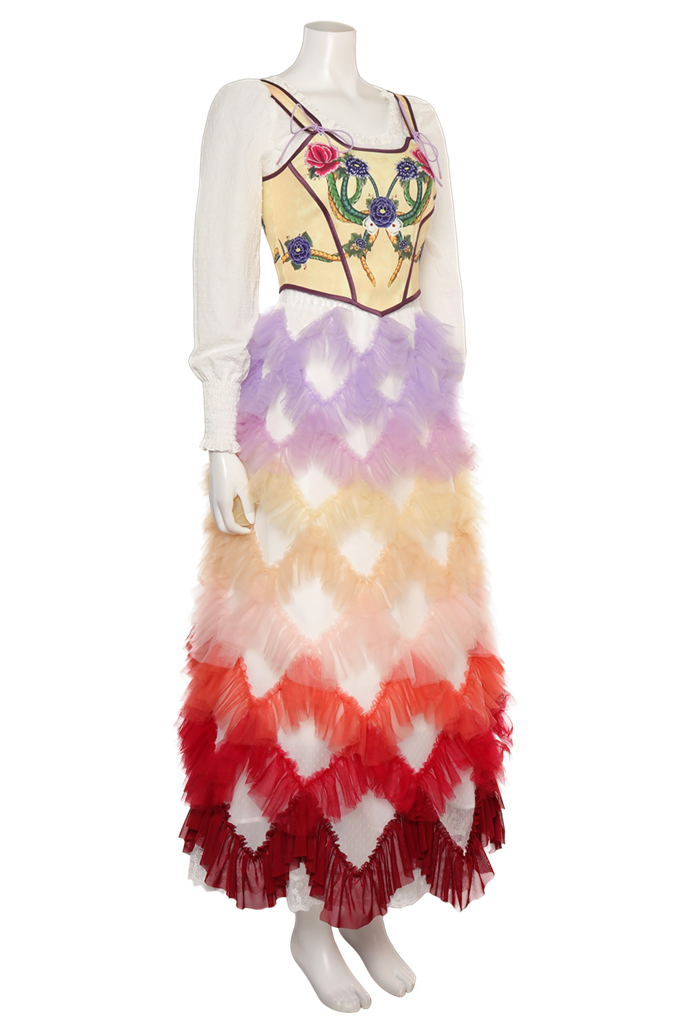 Movie The Hunger Games: The Ballad of Songbirds & Snakes Lucy Gray Baird Full Set Outfits Halloween Carnival Suit Cosplay Costume