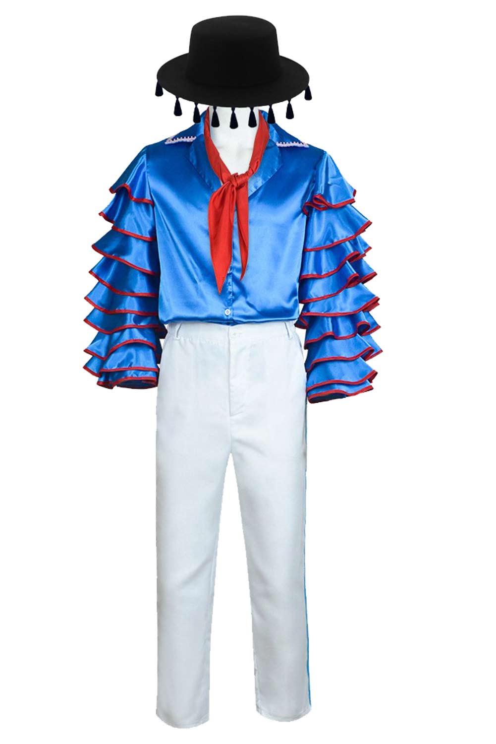 Movie The Mask Jim Carrey Stanley Ipkiss Blue Disco Uniform Set Outfits Halloween Carnival Suit Cosplay Costume