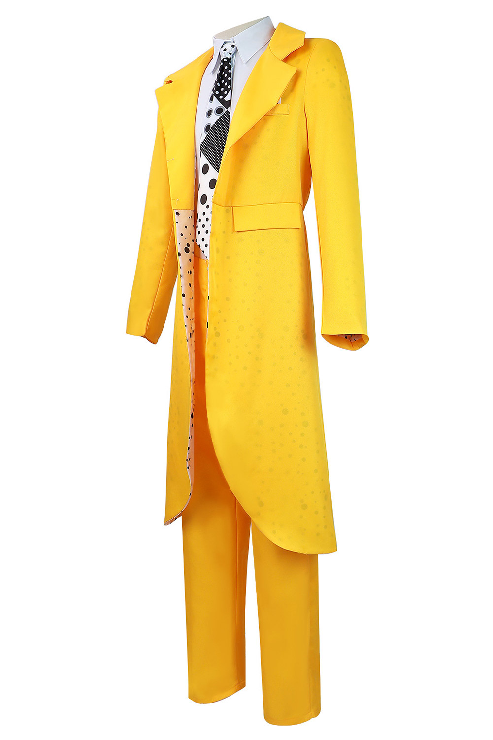 Movie The Mask Jim Carrey Stanley Ipkiss Uniform Outfits Halloween Carnival Cosplay Costume