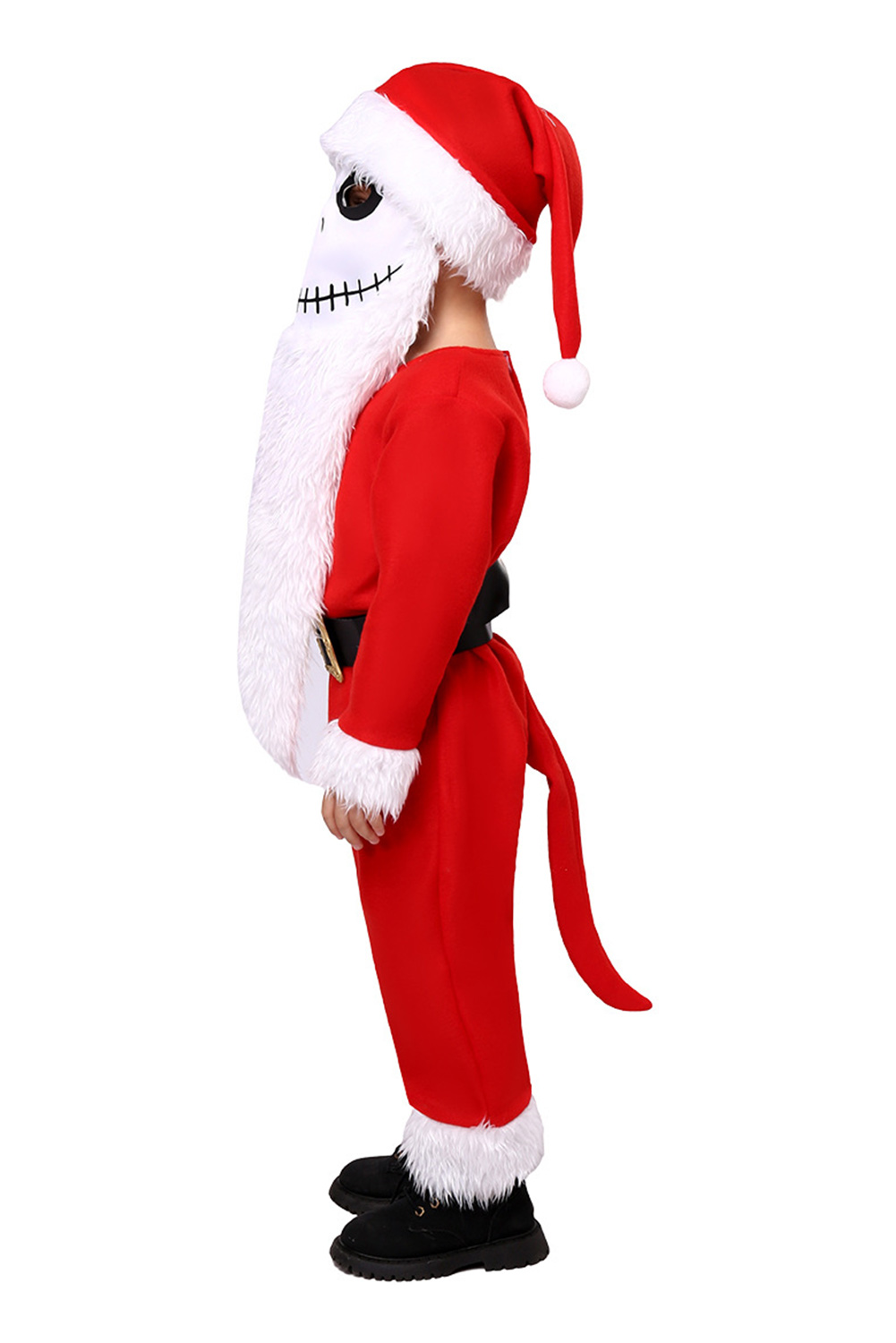 Movie The Nightmare Before Christmas Jack Skellington Christmas Kids Children Outfits Halloween Carnival Suit Cosplay Costume