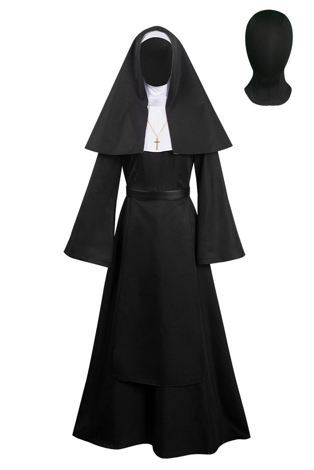 Movie The Nun 2 Nun Full Set Halloween Carnival Suit Cosplay Costume
