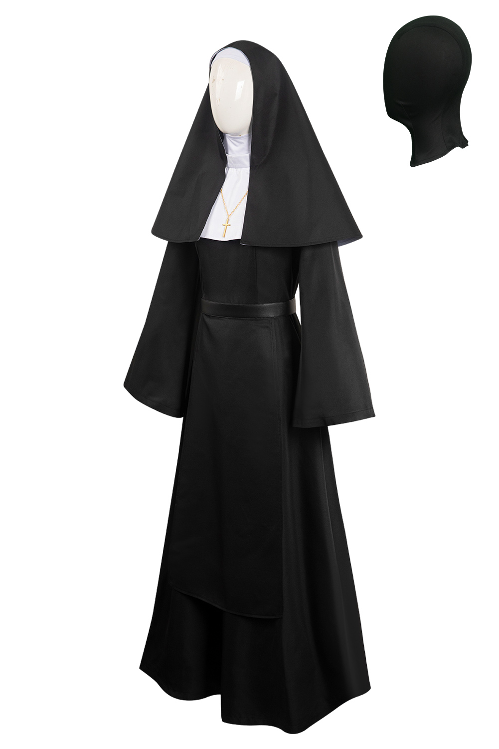 Movie The Nun 2 Nun Full Set Halloween Carnival Suit Cosplay Costume