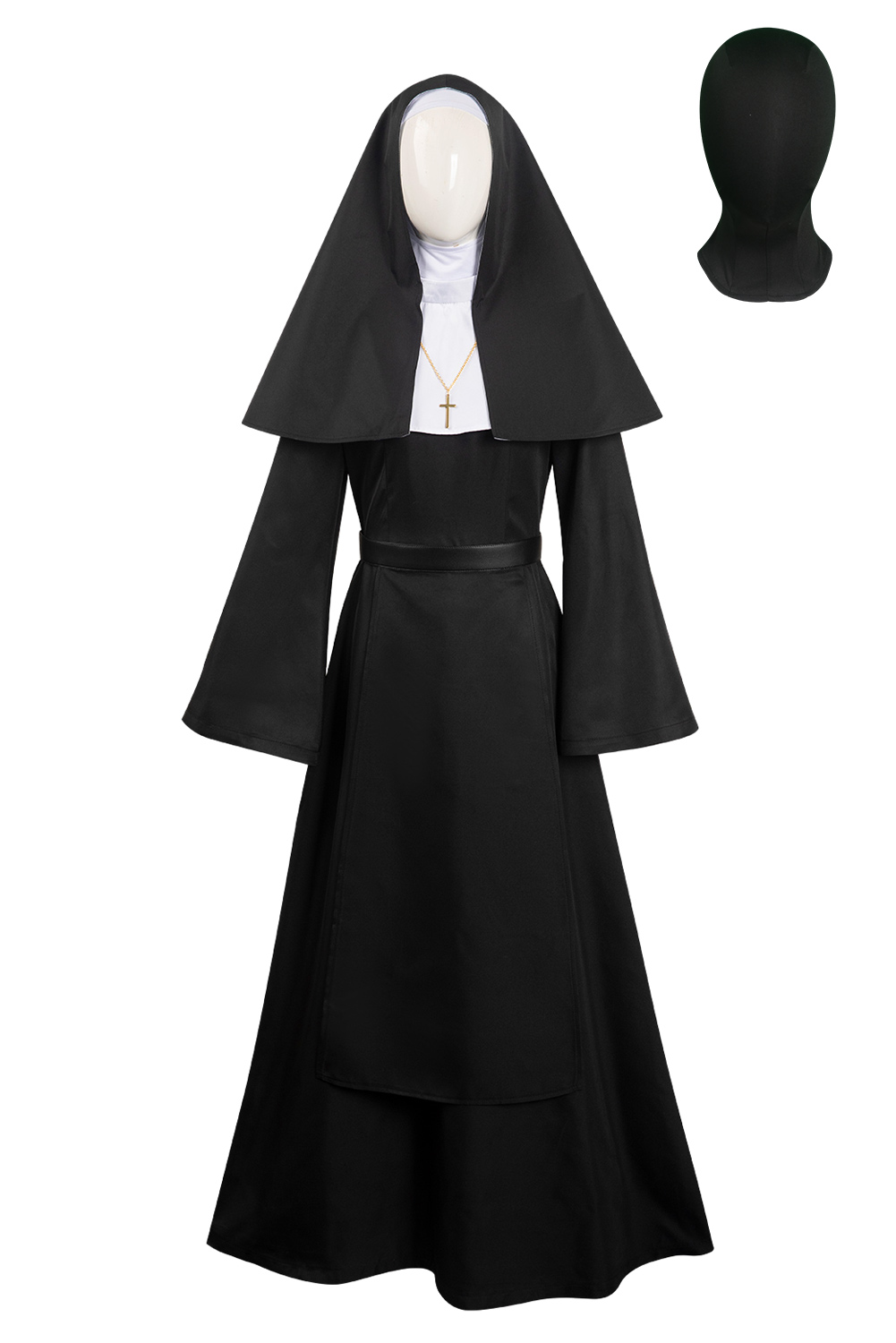 Movie The Nun 2 Nun Full Set Halloween Carnival Suit Cosplay Costume