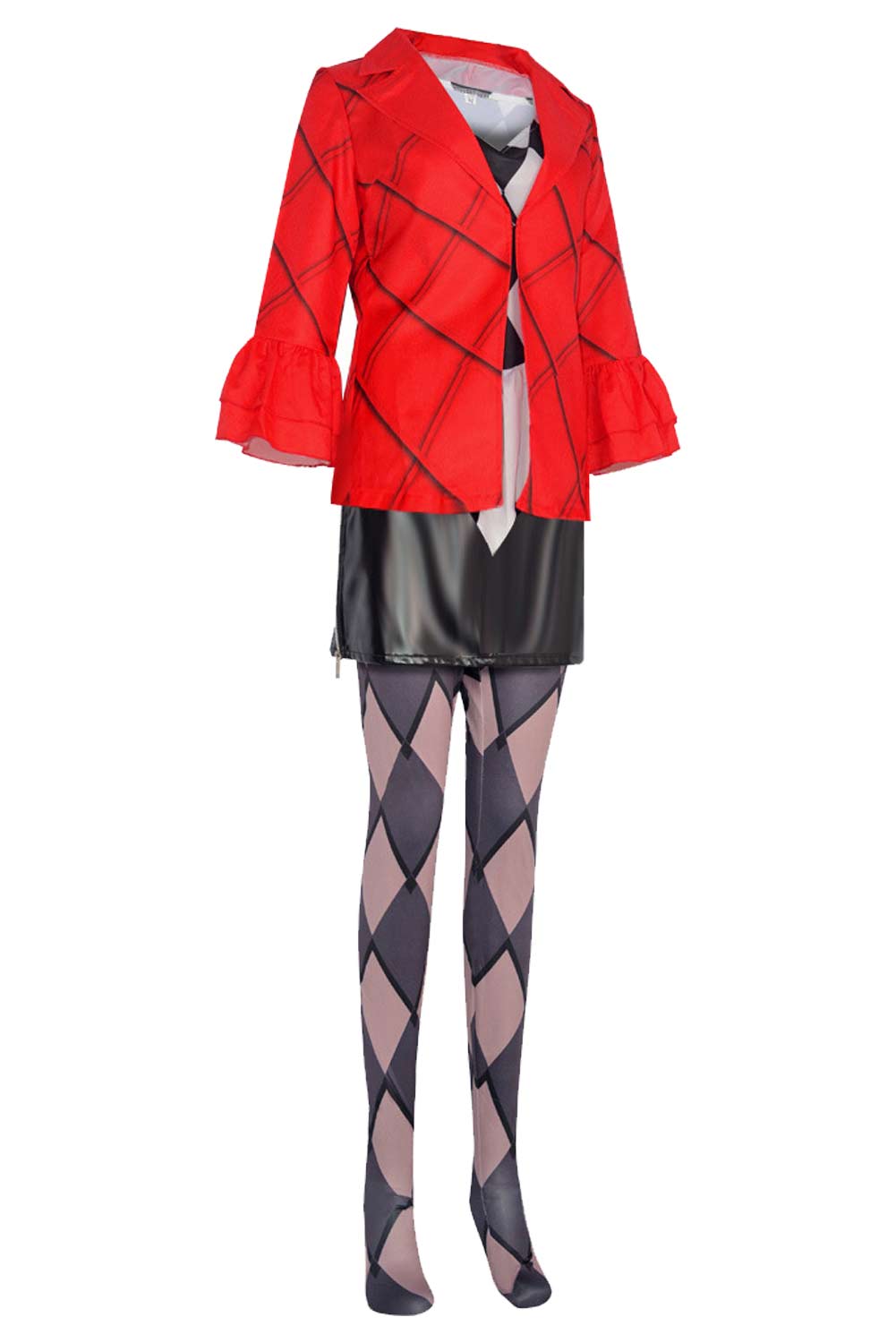 Movie The Suicide Squad Harley Quinn Margot Robbie Full Outfits Halloween Carnival Suit Cosplay Costume   