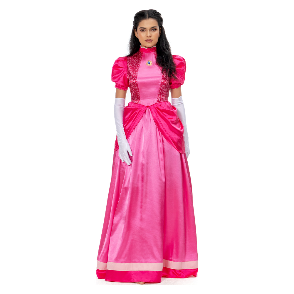 The Super Mario Bros. Movie-peach Cosplay Costume Dress Outfits