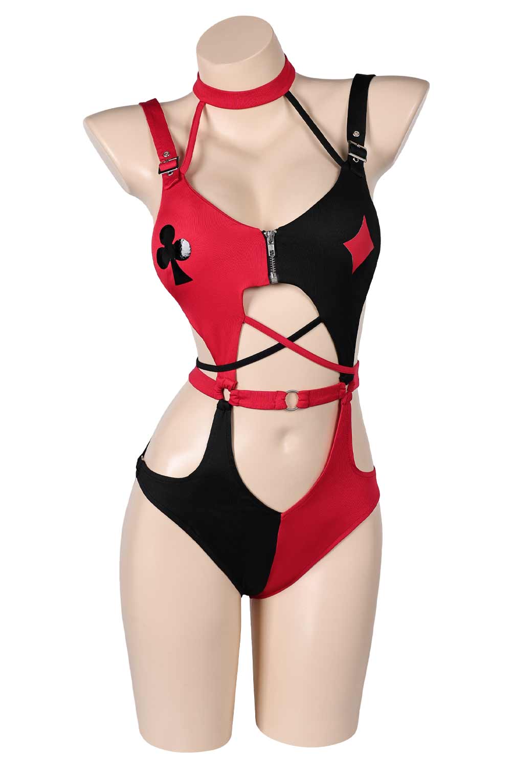 Movie Ugly Girl Harley Quinn One-piece Swimsuit Lingerie for Women Outfits Halloween Carnival Suit Cosplay Costume