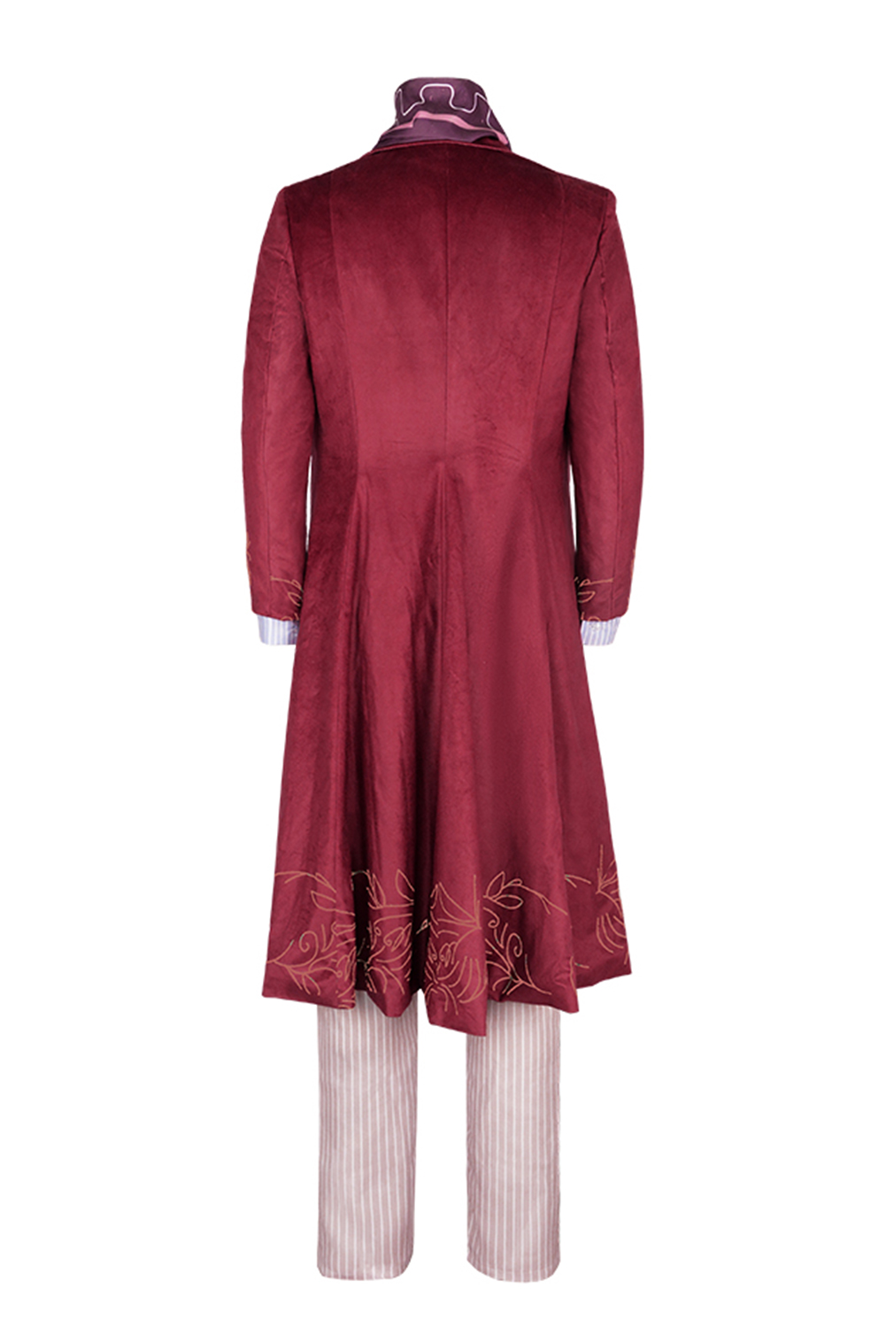 Movie Willy Wonka Coat Outfits Halloween Carnival Party Suit Cosplay Costume