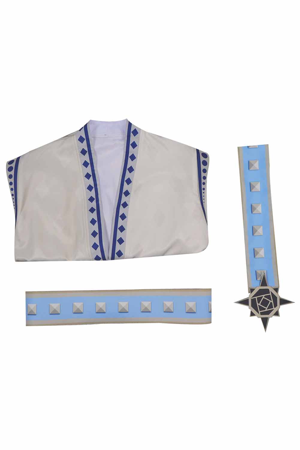 Movie Wish King Magnifico White Outfits Halloween Carnival Suit Cosplay Costume