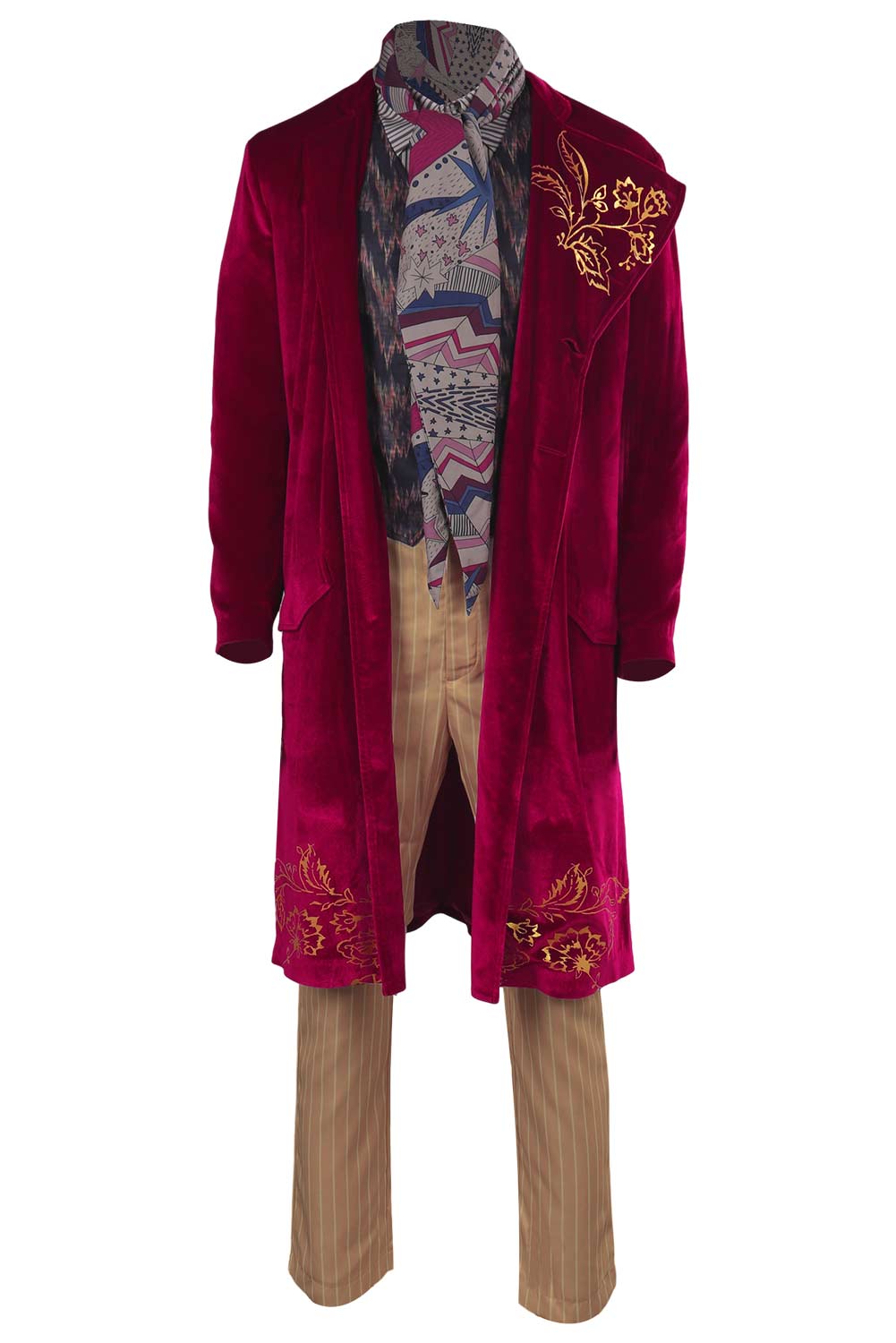 Movie Wonka 2023 Wonka Outfits Halloween Carnival Suit Cosplay Costume