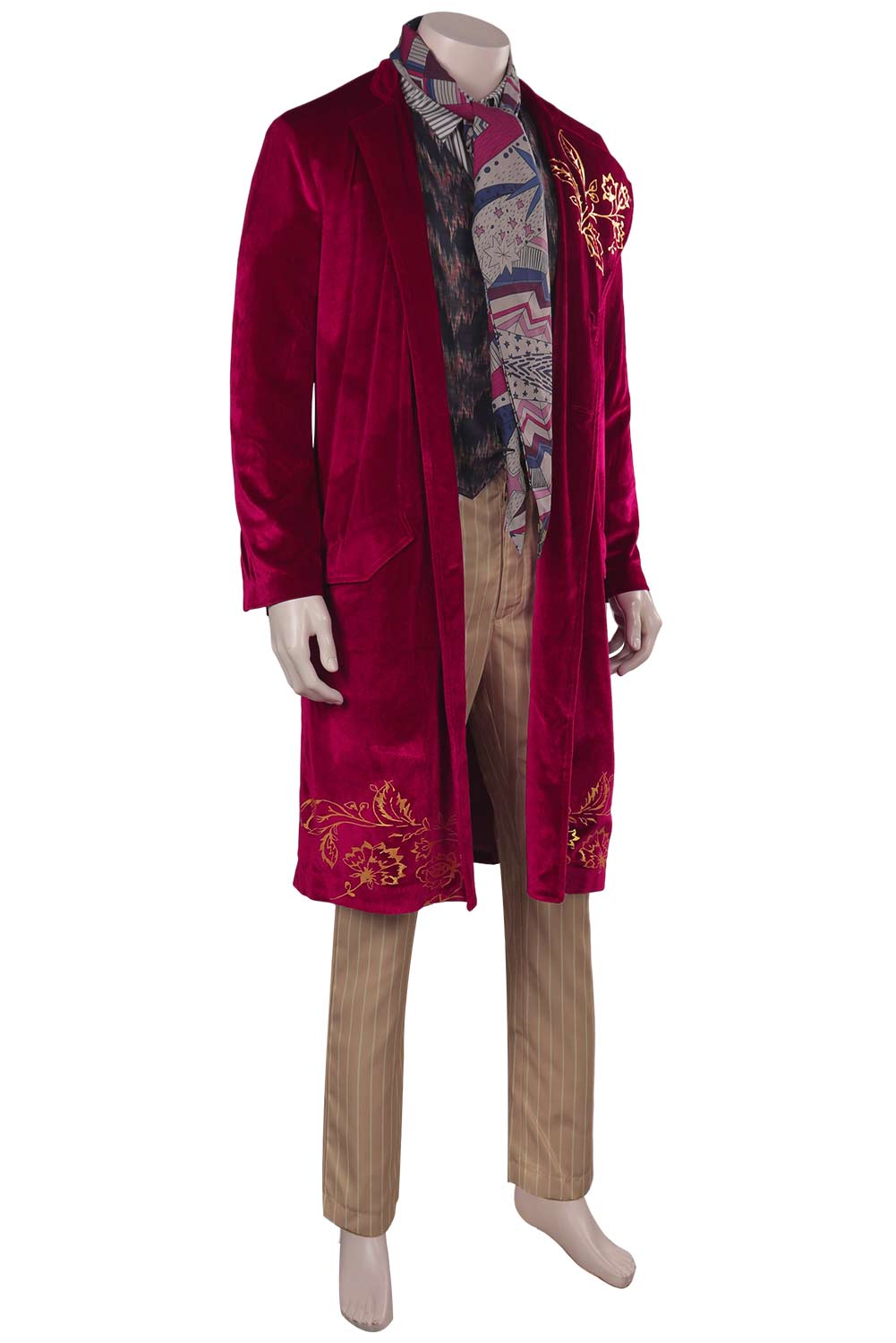 Movie Wonka 2023 Wonka Outfits Halloween Carnival Suit Cosplay Costume