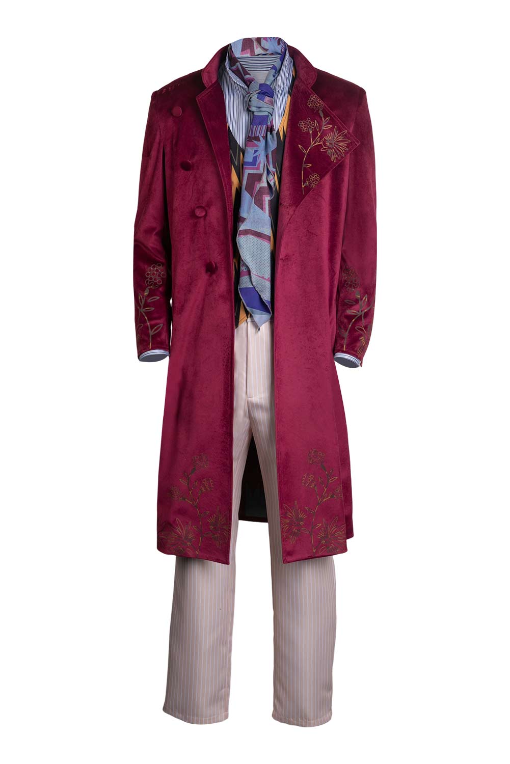 Movie Wonka Coat Outfits Halloween Carnival Suit Cosplay Costume