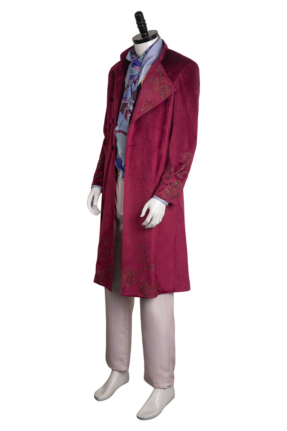 Movie Wonka Coat Outfits Halloween Carnival Suit Cosplay Costume