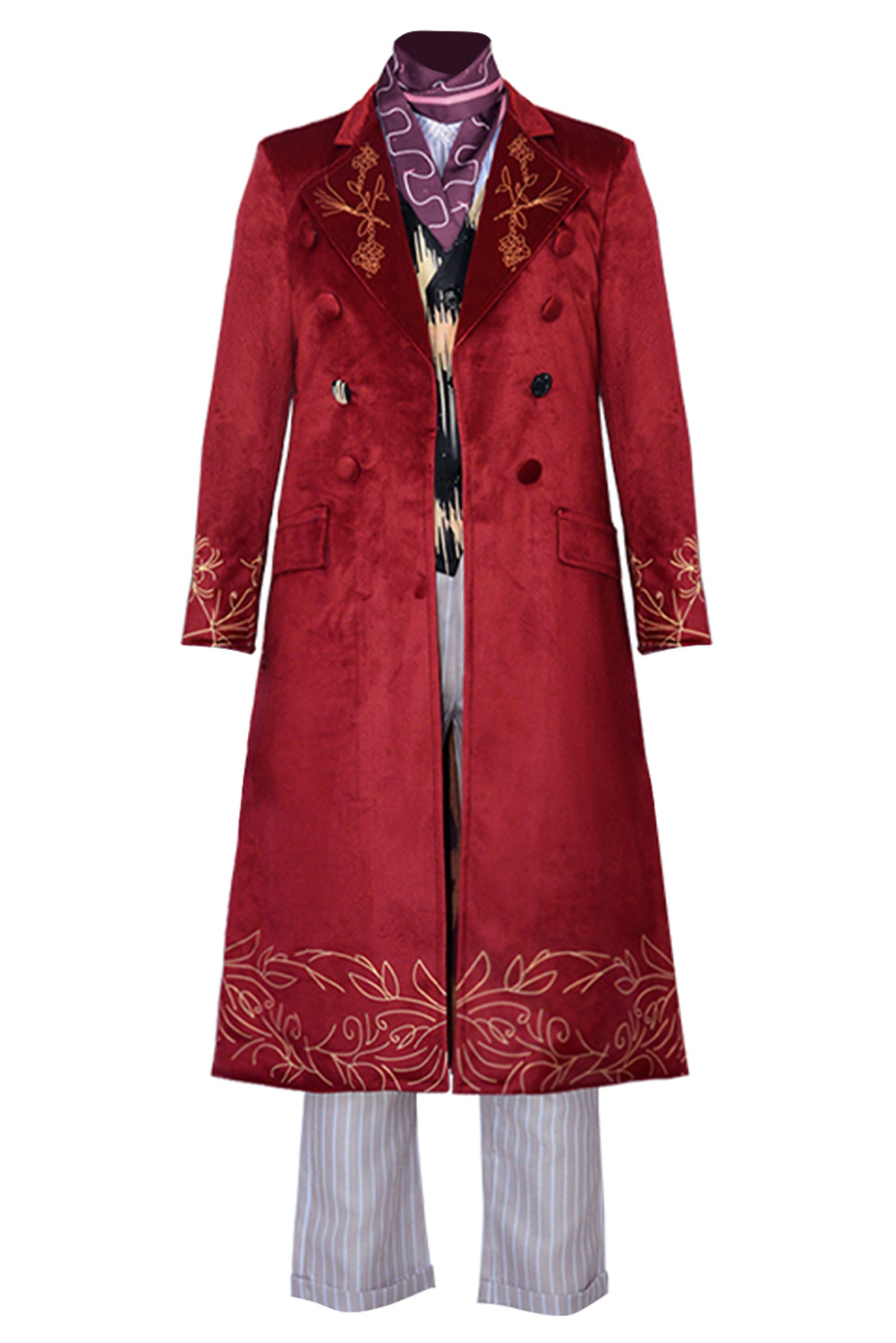 Movie Wonka Kids Children Outfits Halloween Carnival Suit Cosplay Costume