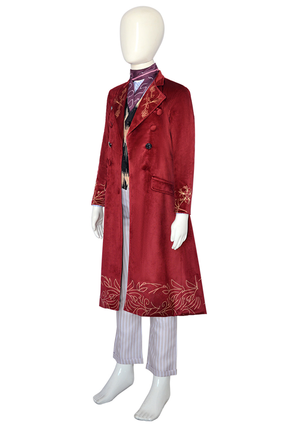 Movie Wonka Kids Children Outfits Halloween Carnival Suit Cosplay Costume