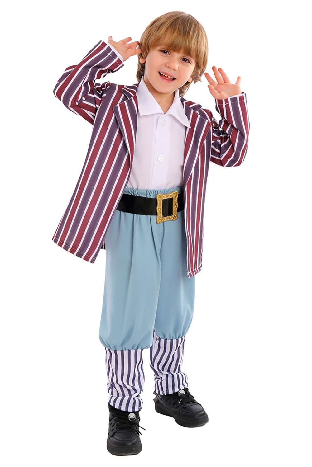 Movie Wonka Oompa Loompa Kids Children Outfits Halloween Carnival Suit Cosplay Costume