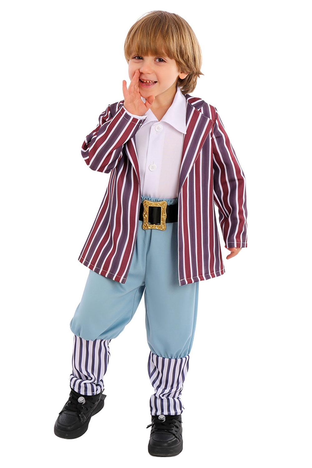 Movie Wonka Oompa Loompa Kids Children Outfits Halloween Carnival Suit Cosplay Costume