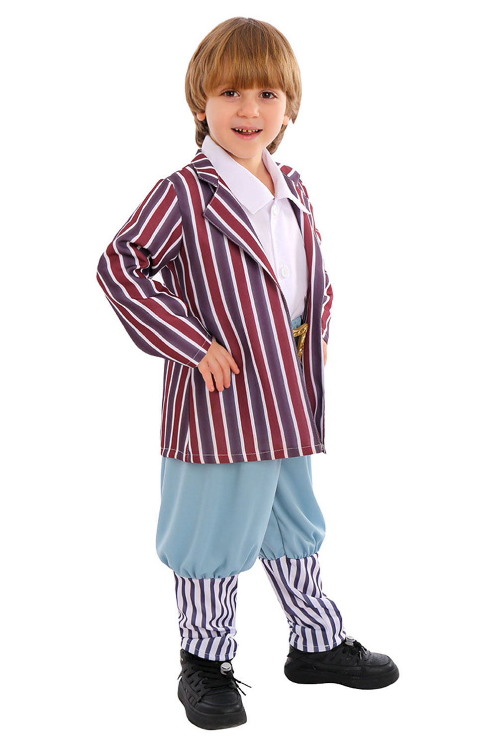 Movie Wonka Oompa Loompa Kids Children Outfits Halloween Carnival Suit Cosplay Costume