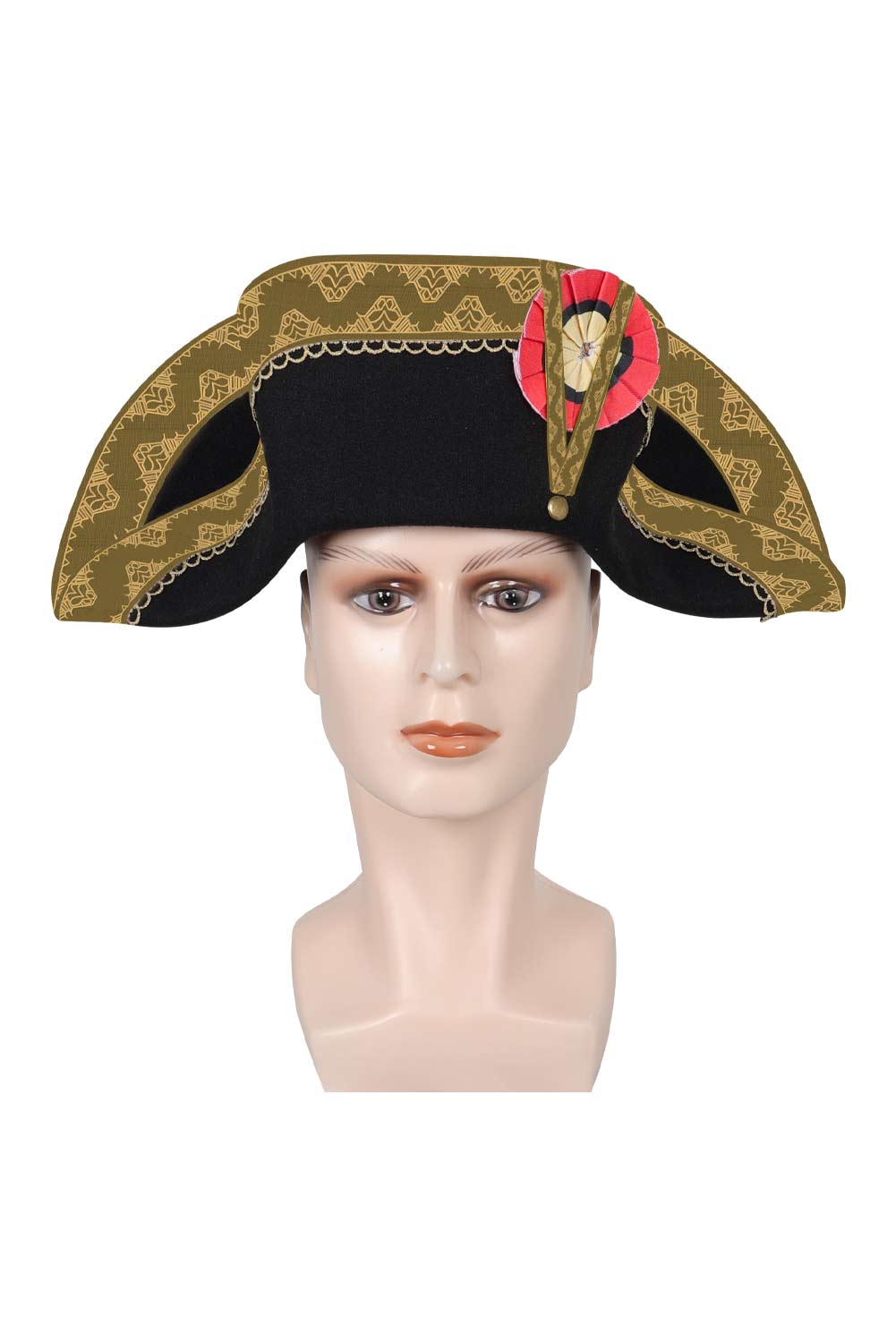 Napoleon President Captain Hat Cosplay Halloween Carnival Costume Accessories