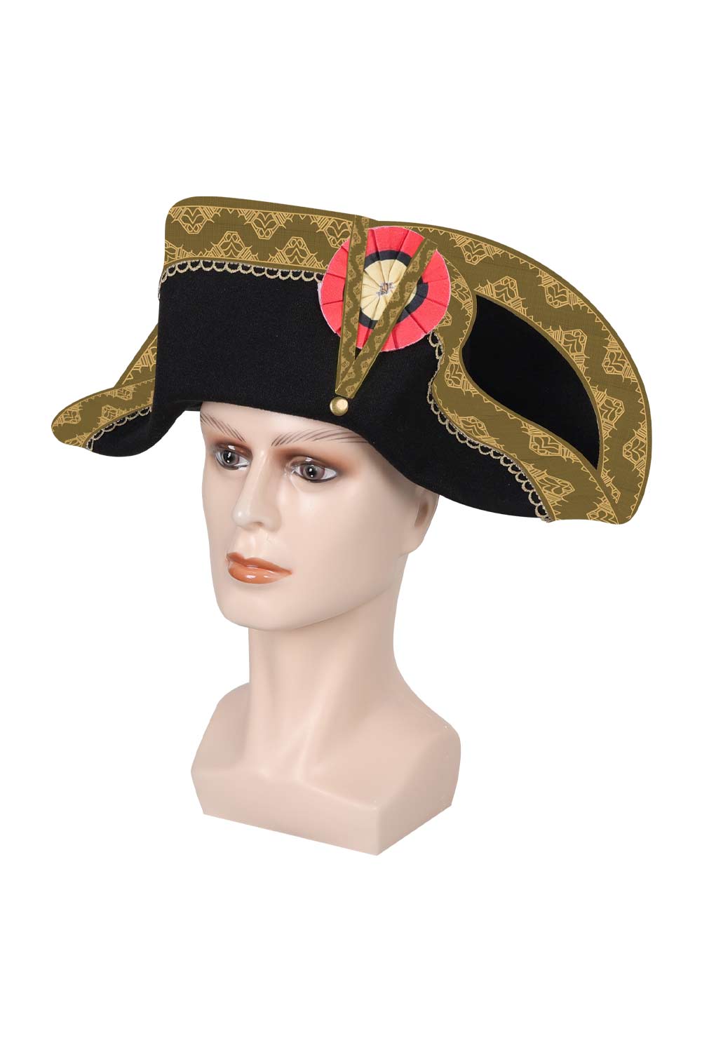 Napoleon President Captain Hat Cosplay Halloween Carnival Costume Accessories