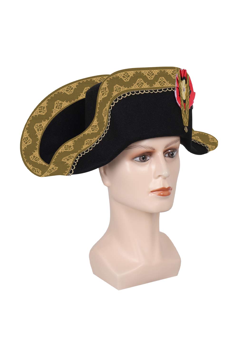 Napoleon President Captain Hat Cosplay Halloween Carnival Costume Accessories