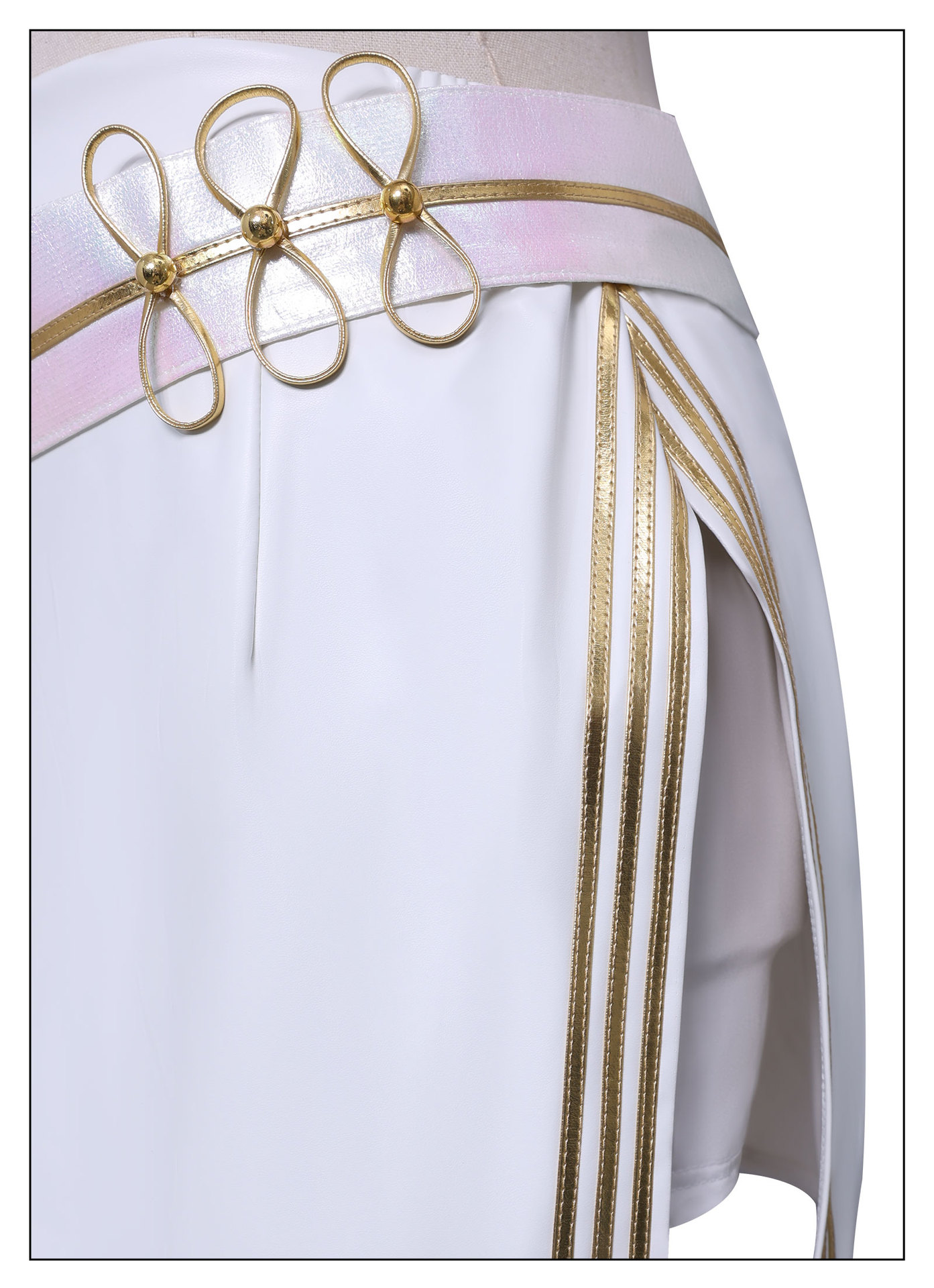 Kpop Demon Hunters Mira What It Sounds Like White Unifrom Stage Outfits Carnival Halloween Party Cosplay Costume