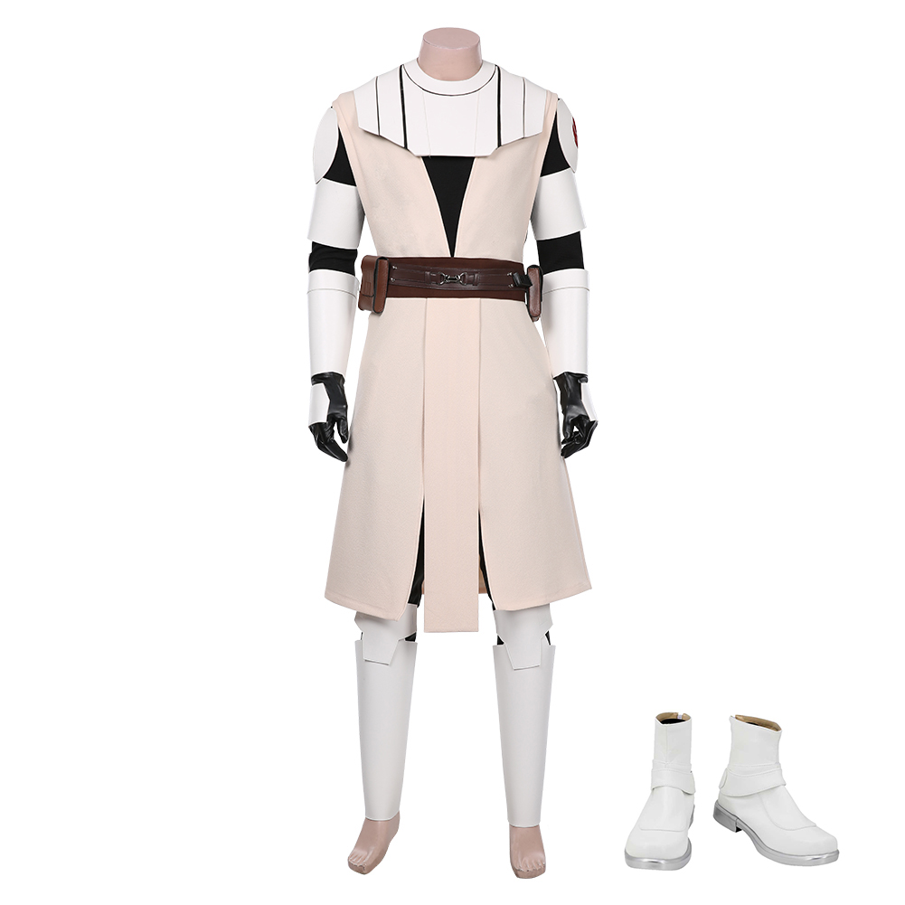 Obi- Wan Kenobi Coat Uniform Outfits Cosplay Costume Halloween Carnival Suit
