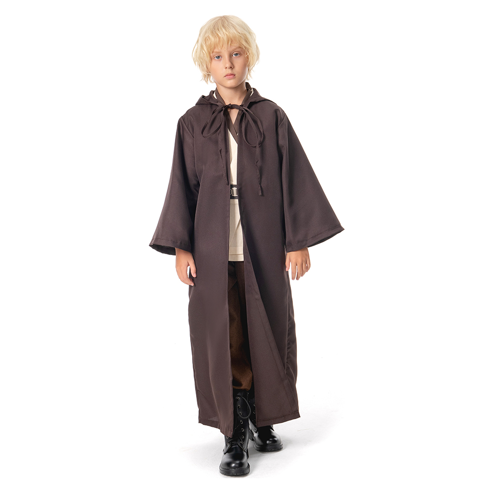 Obi-Wan Kenobi Kids Cosplay Costume Halloween Suit Child Version