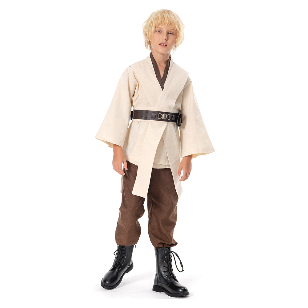 Obi-Wan Kenobi Kids Cosplay Costume Halloween Suit Child Version