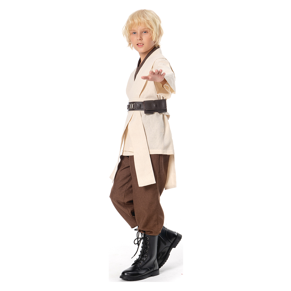 Obi-Wan Kenobi Kids Cosplay Costume Halloween Suit Child Version