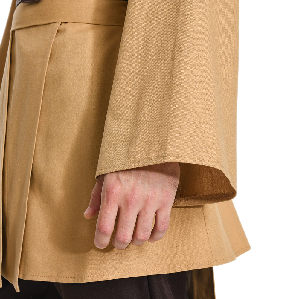 Obiwan Kenobi Jedi TUNIC Cosplay Costume Brown Version