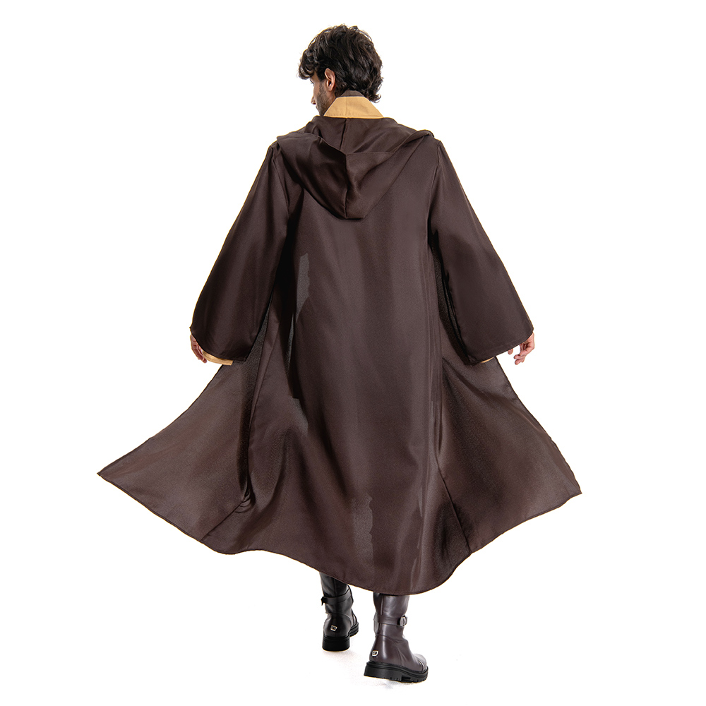 Obiwan Kenobi Jedi TUNIC Cosplay Costume Brown Version