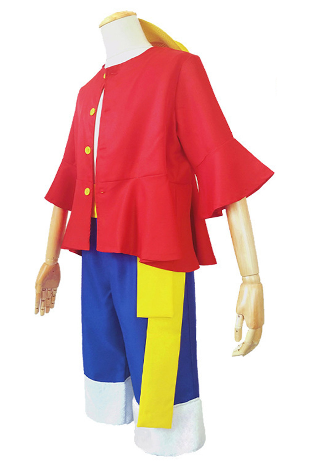 One Piece Luffy Kids Children Outfits Halloween Carnival Party Suit Cosplay Costume