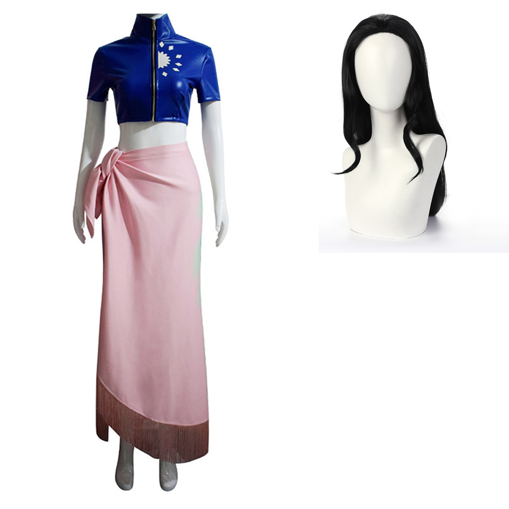 One Piece Nico Robin Cosplay Costume Skirt Dress Festival Outfit