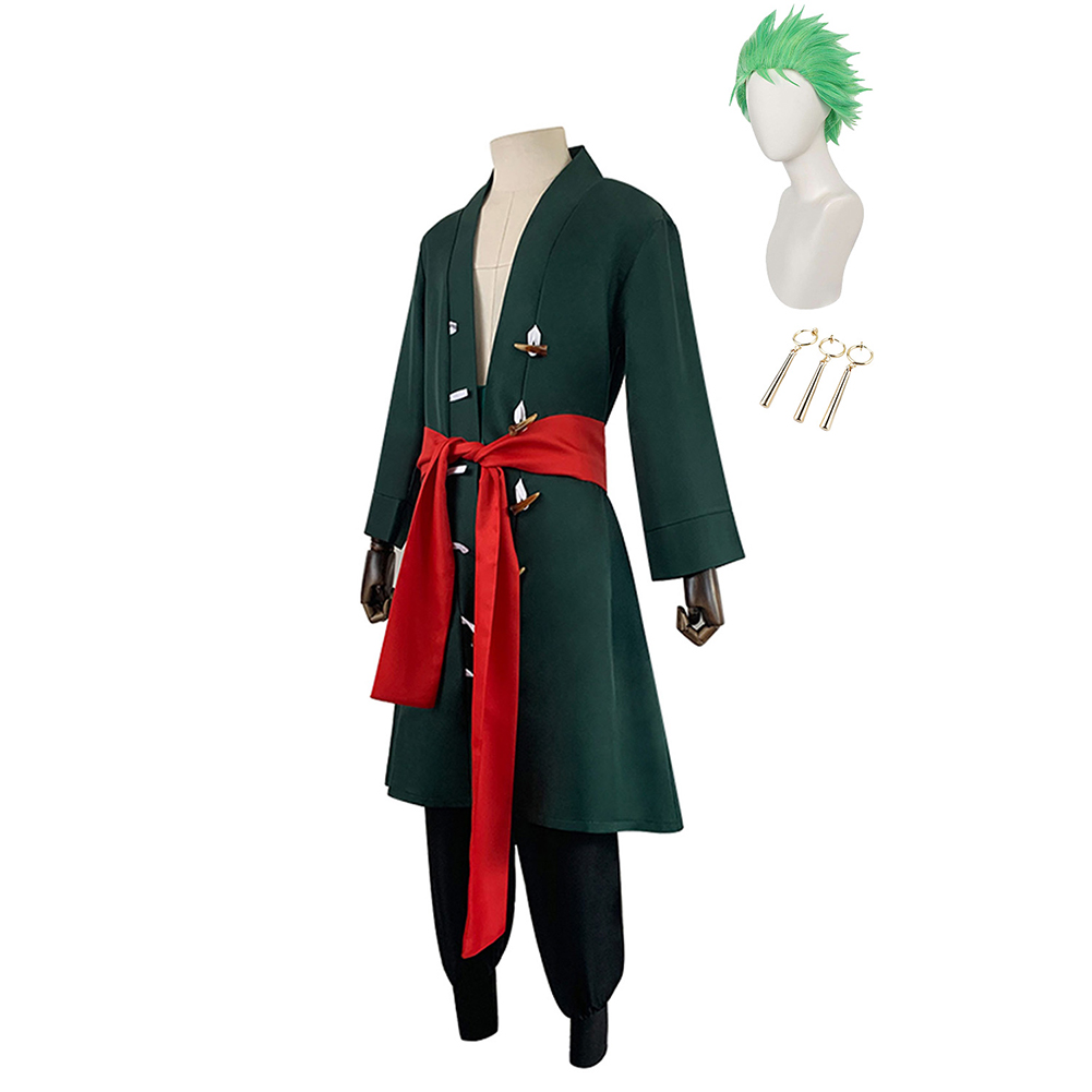 One Piece Roronoa Zoro Outfits Halloween Carnival Suit Cosplay Costume