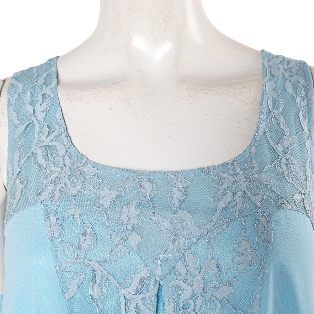 Padme Amidala Woman Blue Nightgown Halloween Carnival Party Suit Cosplay Costume